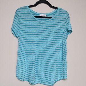 my style Striped Short Sleeve Shirt